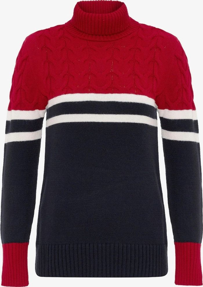 Pull-over JACEY de taille XL  de couleur:rouge-blanc-noir - photo numéro 2