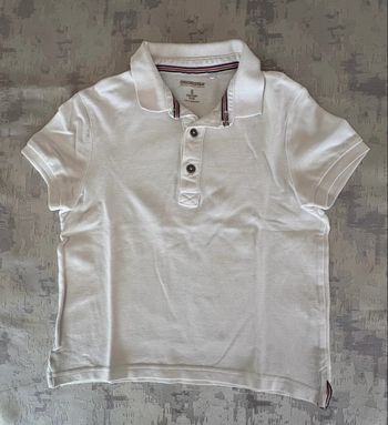 Polo manches courtes Orchestra – 6 ans – Blanc – 100% coton – TBE