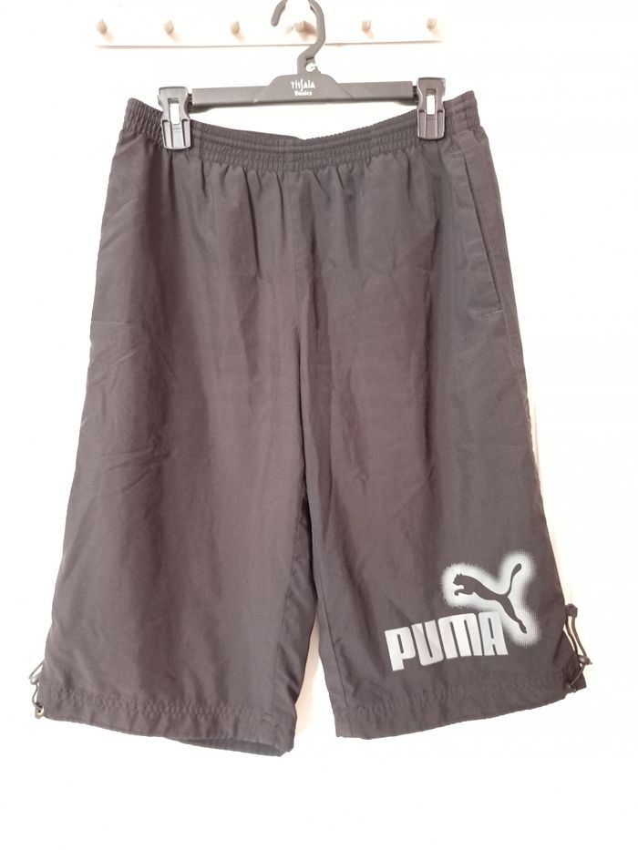 Pantacourt homme noir Puma