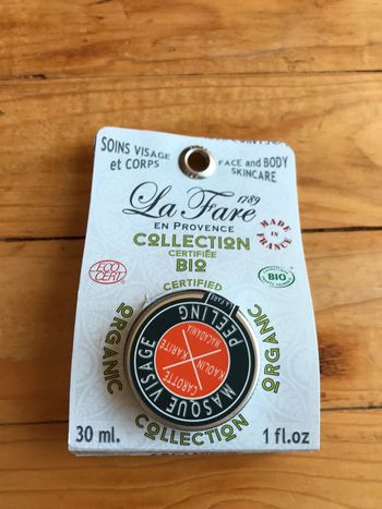 Masque peeling visage La fare 1789