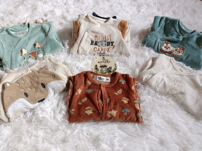 Lot de 9 pyjamas 3 mois - photo numéro 7