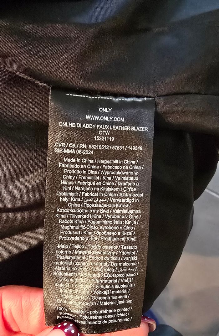 Blazer femme noire - photo numéro 4