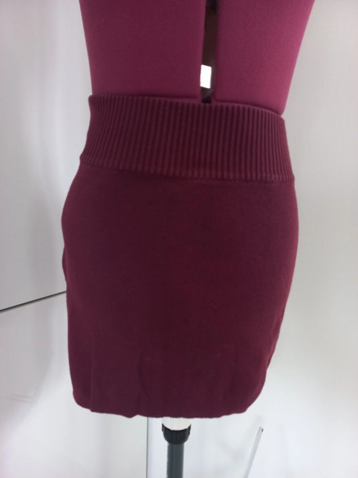 jupe courte bordeaux 38