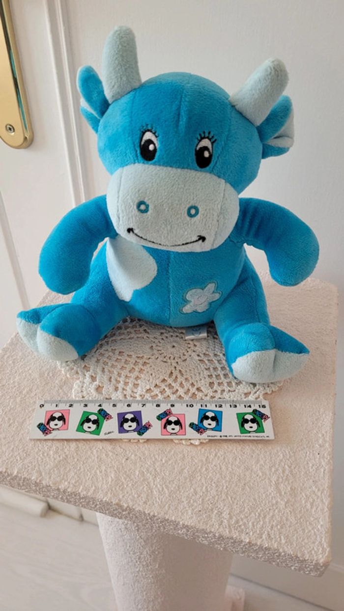 Doudou vache bleue - photo numéro 3