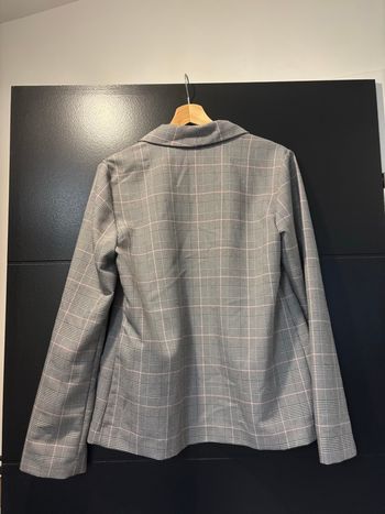 Blazer rayé gris