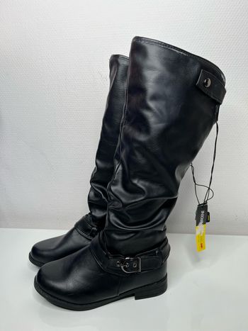 Bottes noires intérieur fourré pointure 37