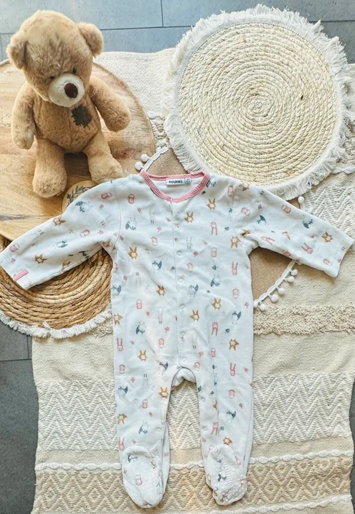 Pyjama Noukie’s blanc 18M 86cm - photo numéro 2