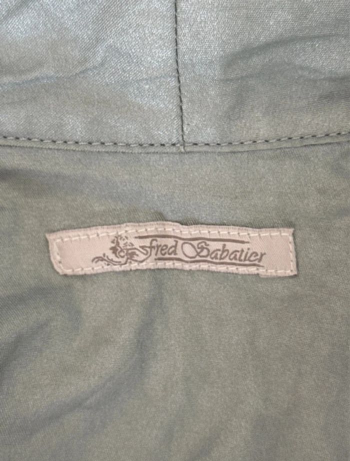Veste blazer ou blouson turquoise - photo numéro 7