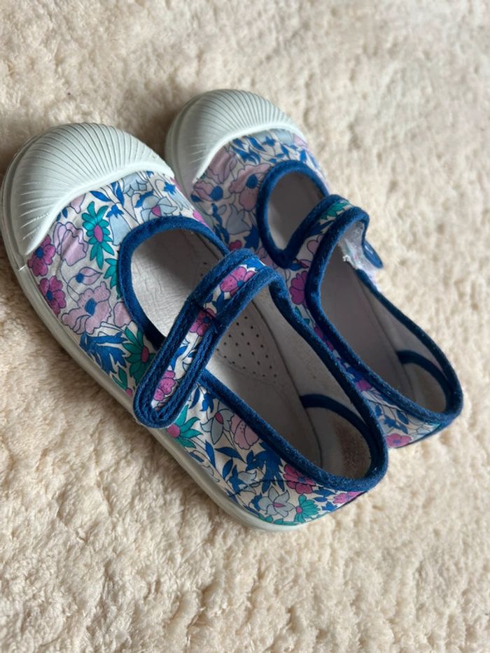 Chaussures toile liberty Jacadi fille 25 Tbe - photo numéro 5