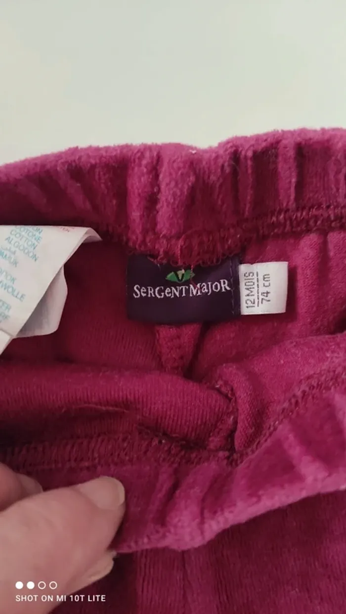 Veste et pantalon velours ras fushia sergent major - photo numéro 10