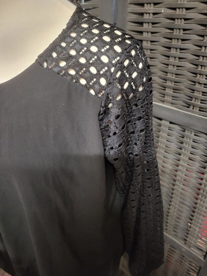 Blouse manches dentelle 40 - photo numéro 3