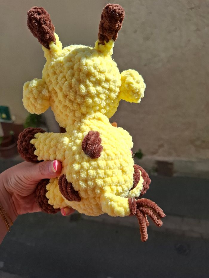 Peluche décorative girafe - photo numéro 4