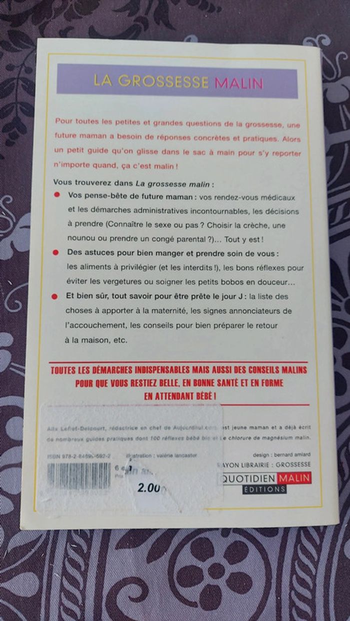 Livre la grossesse malin - photo numéro 2