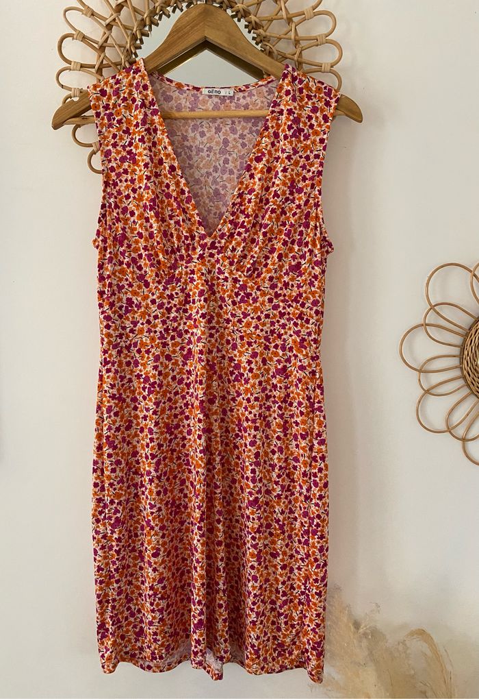 Gémo Robe à fleurs Taille 40 - photo numéro 2
