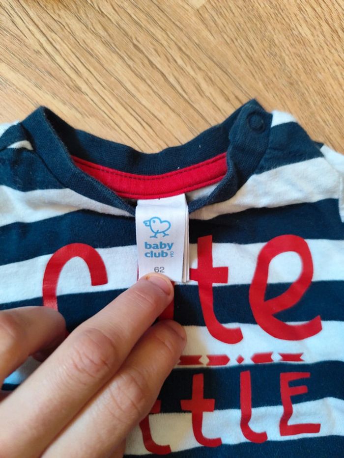 Tee shirt 3 mois Baby club - photo numéro 3