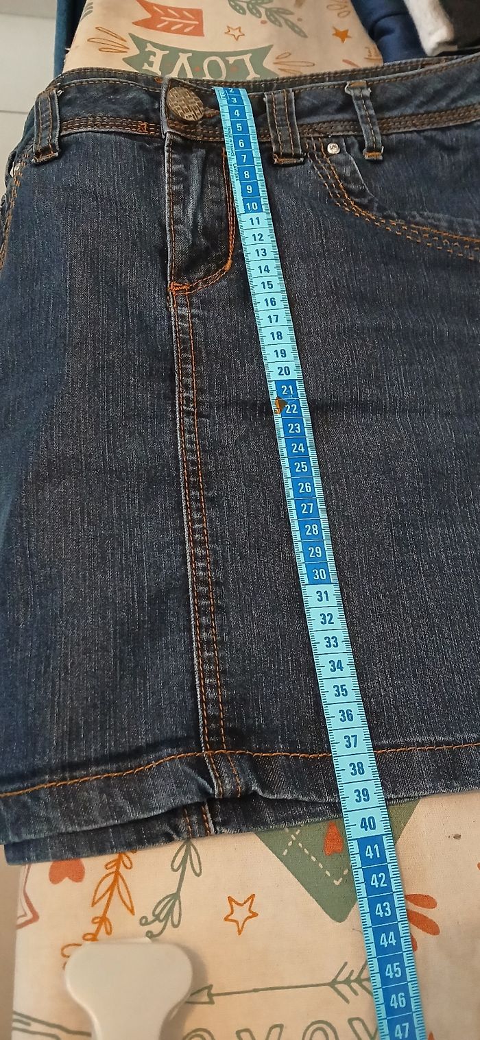 Jupe en jeans Taille 40 marque Yessica - photo numéro 6
