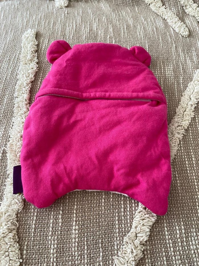 Range pyjama tissu 25cm Sergent Major ours rose écusson couronne parfait état - photo numéro 3