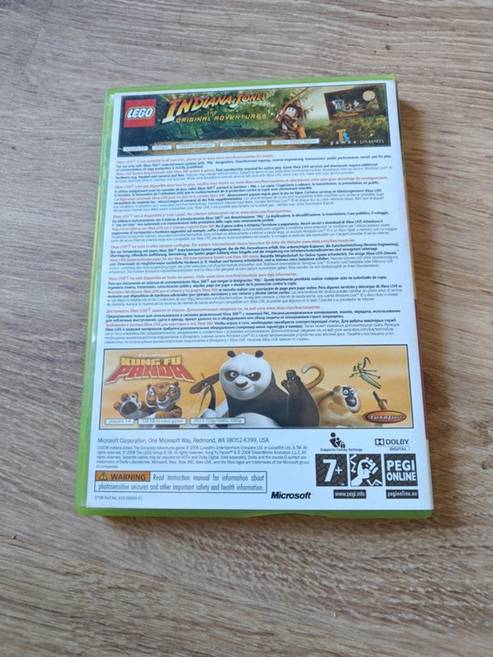 Lego Indiana Jones Kung Fu Panda bundle Xbox 360 - photo numéro 2