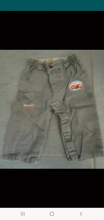 Pantalon garçon Cars 9mois