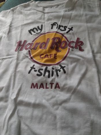 Tee shirt -my first hard rock -