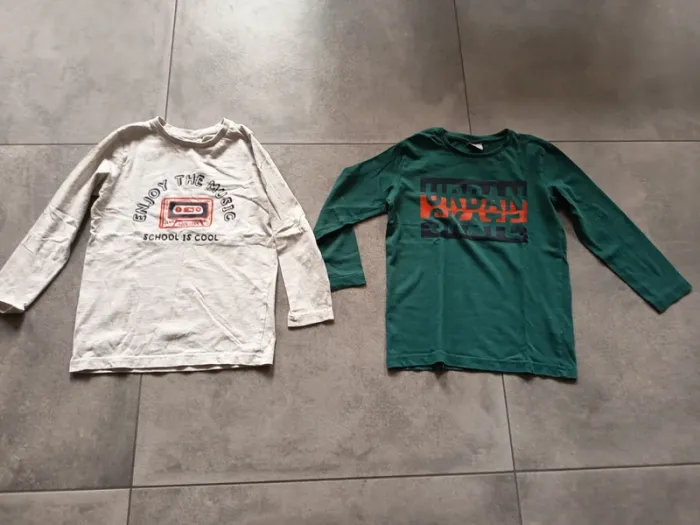 Lot de 2 tee shirt tape à l'oeil 6 ans