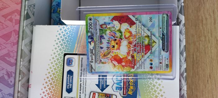 Coffret super premium SPC Pokémon EV8.5 sans booster - tapis + sleeve + range-deck + carte promo ( Évolution Prismatique EV08.5 ) - photo numéro 3