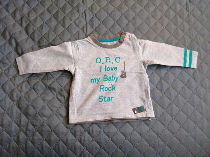 2 maillots longues manches, taille 9 mois - photo numéro 2