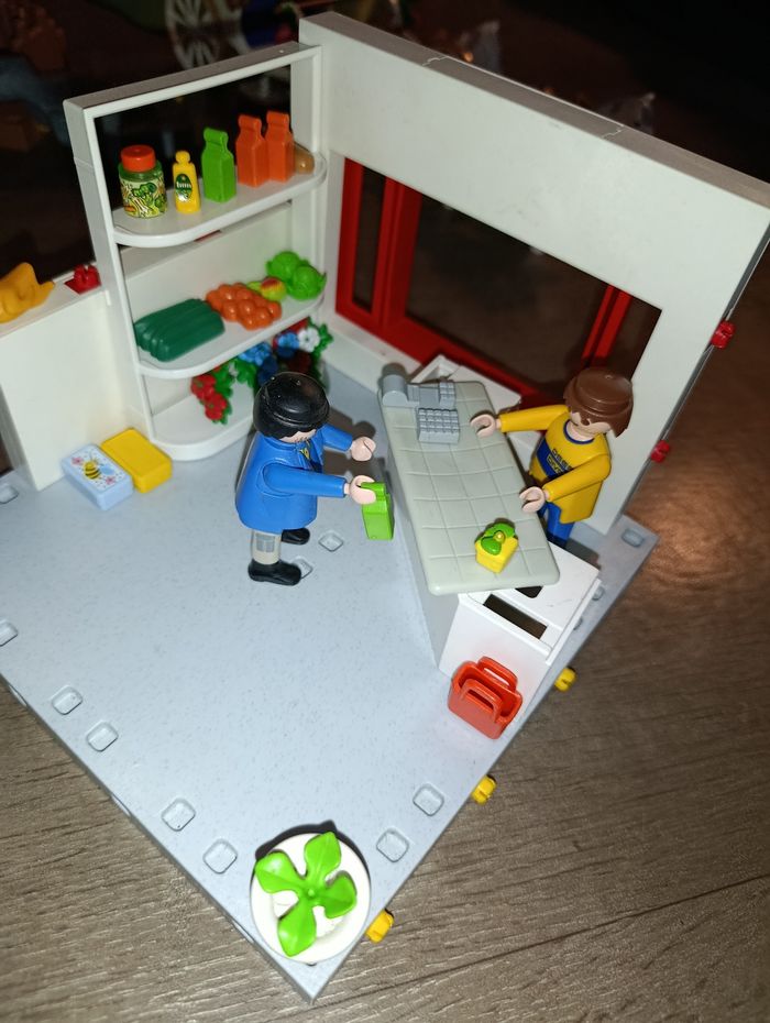 Lot supermarché playmobil