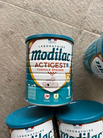 Lot de 4 boîte Modilac actigest  1 er age neuves
