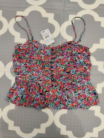 Top débardeur court camaïeu femme 