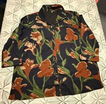 Chemise floral d’hiver 