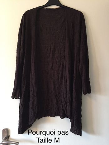 Gilet Pourquoi Pas marron Taille M