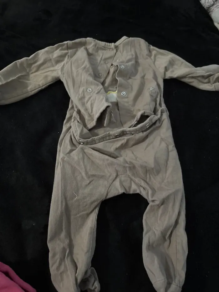 Pyjama fin bébé garçon lion 6 mois - photo numéro 2