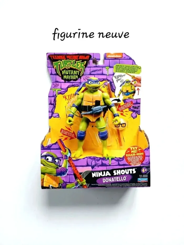 Figurine TMNT Mutant Mayhem Ninja Shouts 15 cm Donatello