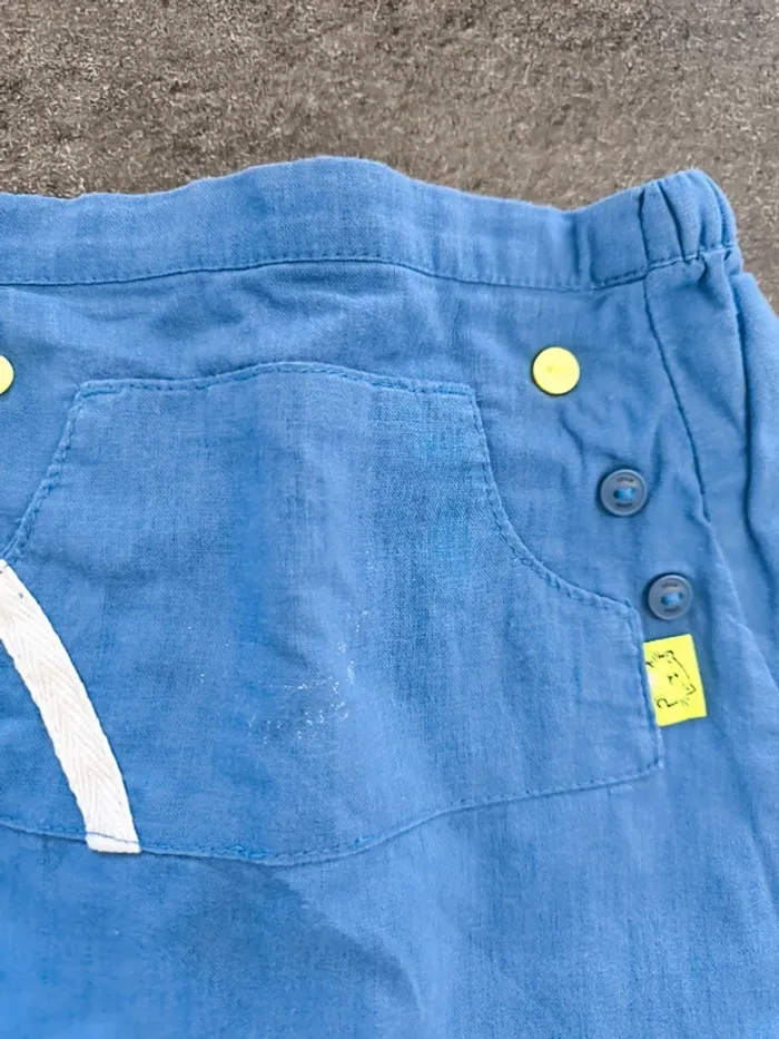 Pantalon doublé coupe sarouel garçon 6 mois Dpam - photo numéro 9