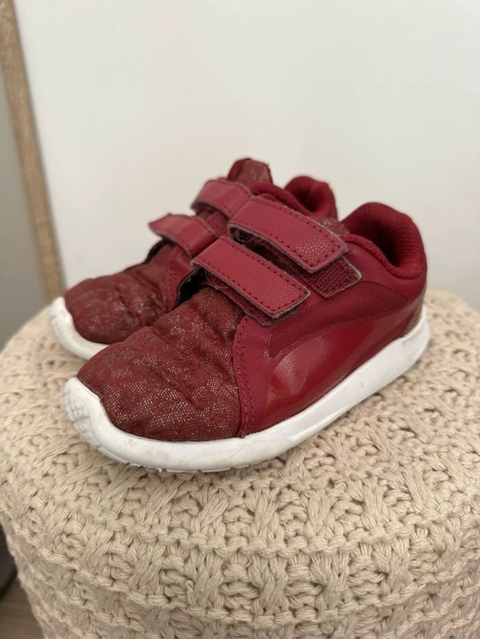 Baskets bordeaux Puma - photo numéro 3