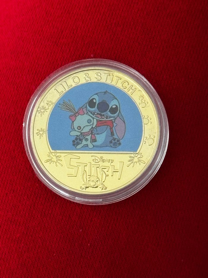 Lot de 5 pièces doré stitch - photo numéro 8