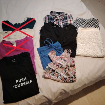 Lot vêtements femme taille L