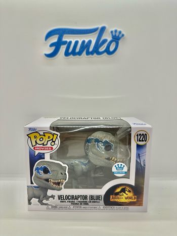 Funko Pop Jurassic World Velociraptor Blue 1220 Funko Exclusive
