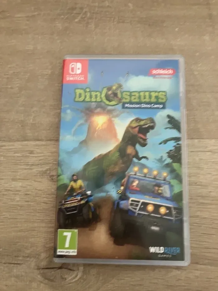Jeu Nintendo switch Dinosaurs Mission Dino Camp schleich