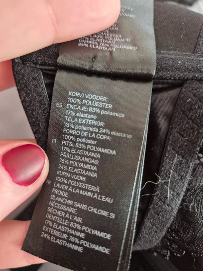 Soutien-gorge taille 40 noir H&M - photo numéro 7