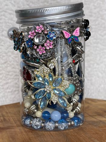 Boite box jarre pot lot bijoux 