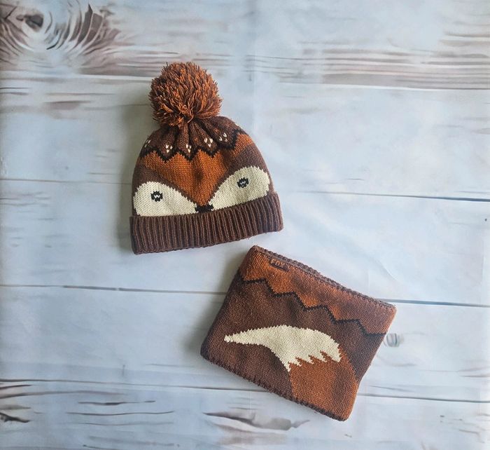 Ensemble bonnet + snood 2/3 ans