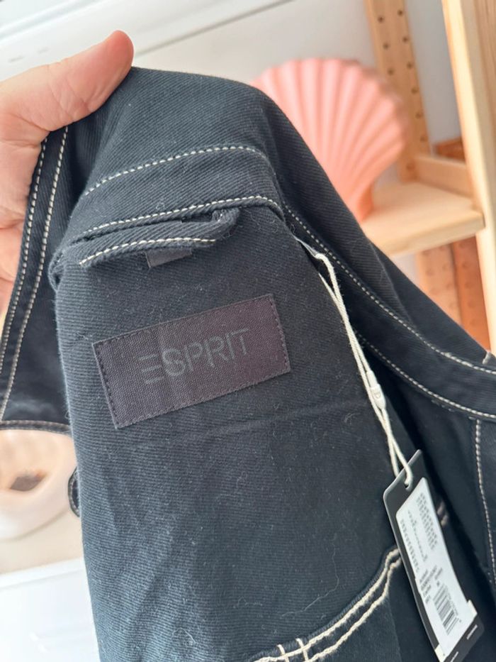 Veste en jeans noire - photo numéro 6