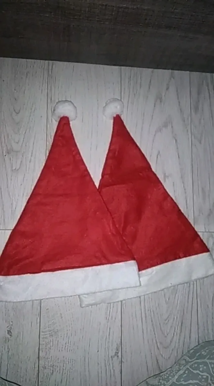 Lot de 2 bonnets de Noël