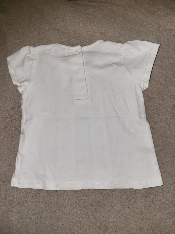 T-shirt bébė fille 12 mois - photo numéro 2