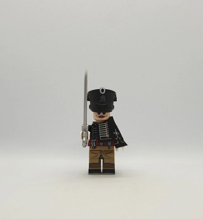 💂 Figurine Guerres Napoléoniennes - Hussard de la Mort Prussien - (Style Lego) 💂 - photo numéro 5