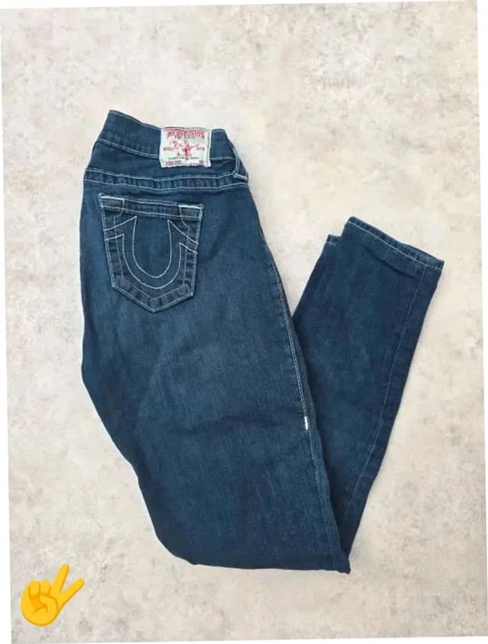 Jean True Religion W26|FR36 coupe skinny bleu Femme-Women pan193b