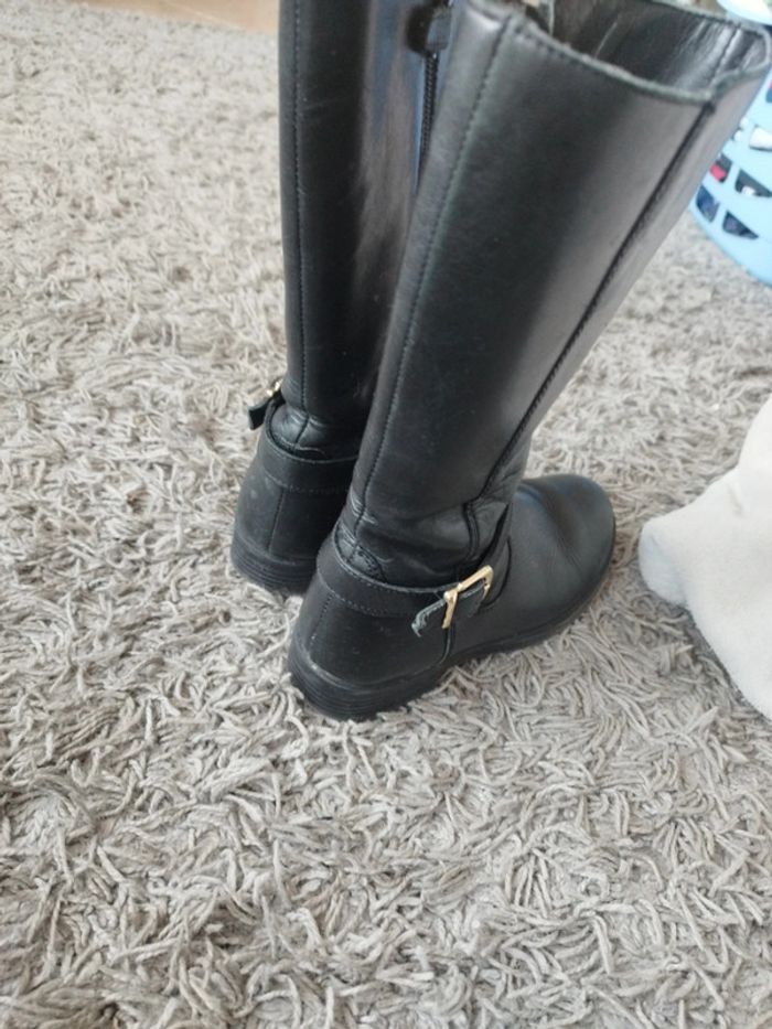 Bottes la redoute taille 32 en cuir - photo numéro 2