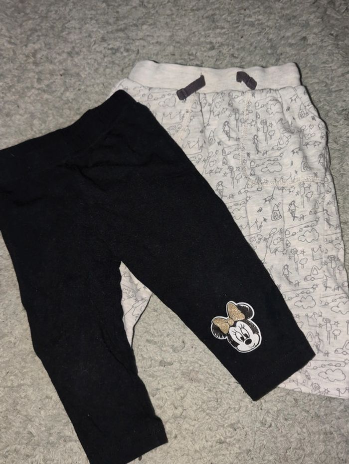 Lot pantalons Minnie et Verbaudet